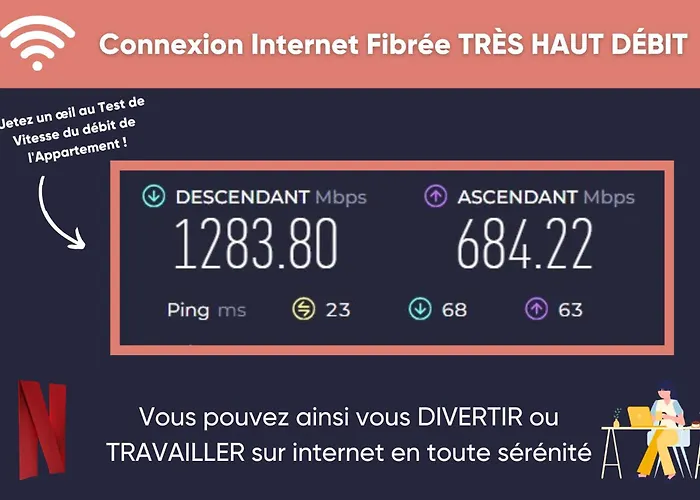A L\'Ombre Des Pins, Appartement Neuf, Elegant, Parking Gratuit, Netflix, Au Calme A 100M De L\'Ocean