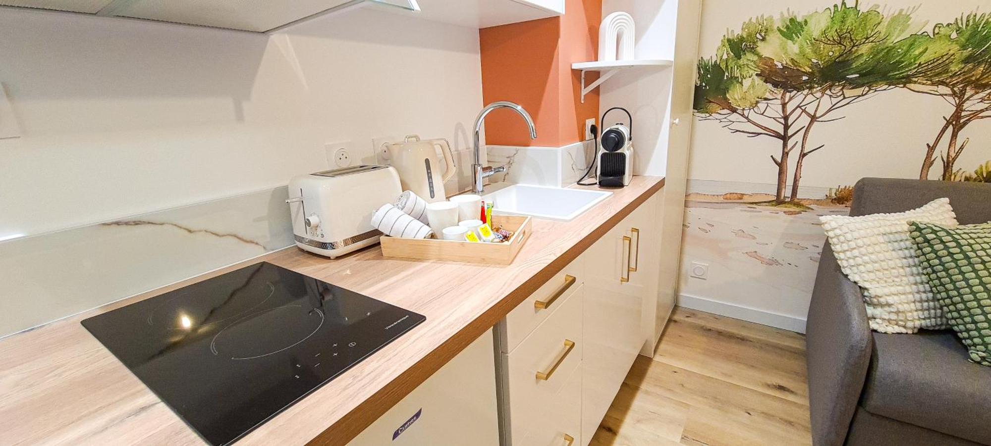 A L'ombre Des Pins, Neuf, Elegant, Parking Gratuit, Netflix, Au Calme A 100m De L'ocean *